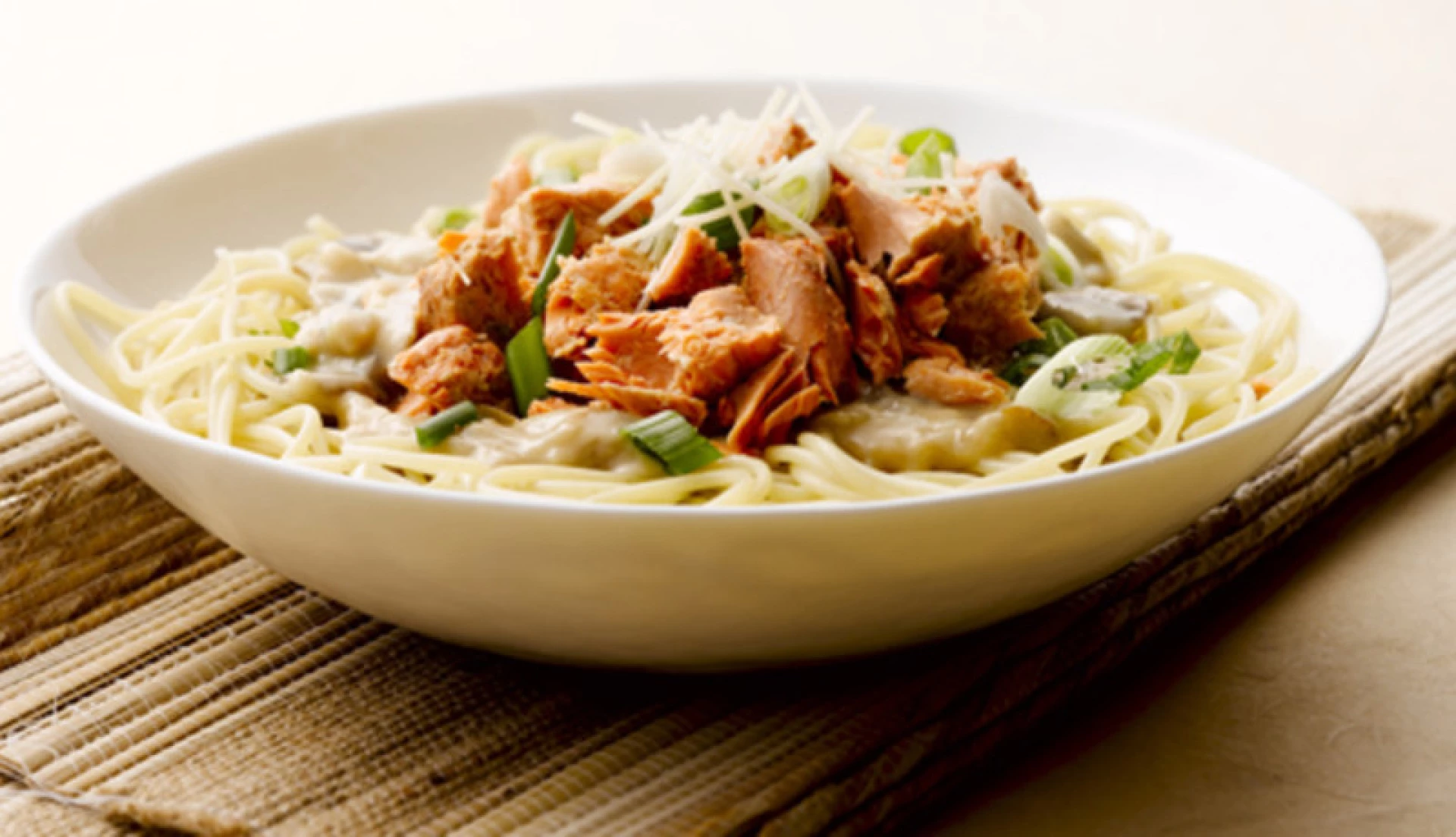 Smoked Salmon Fettuccine