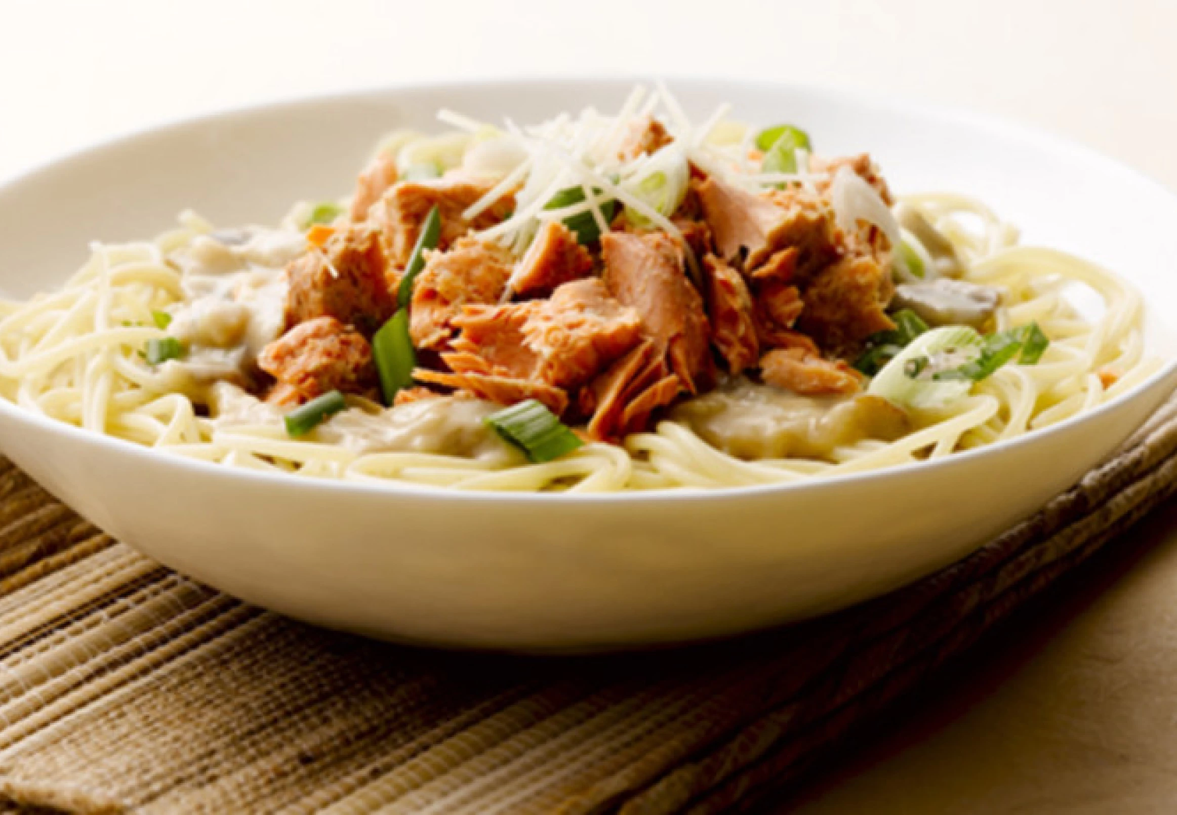 Smoked Salmon Fettuccine