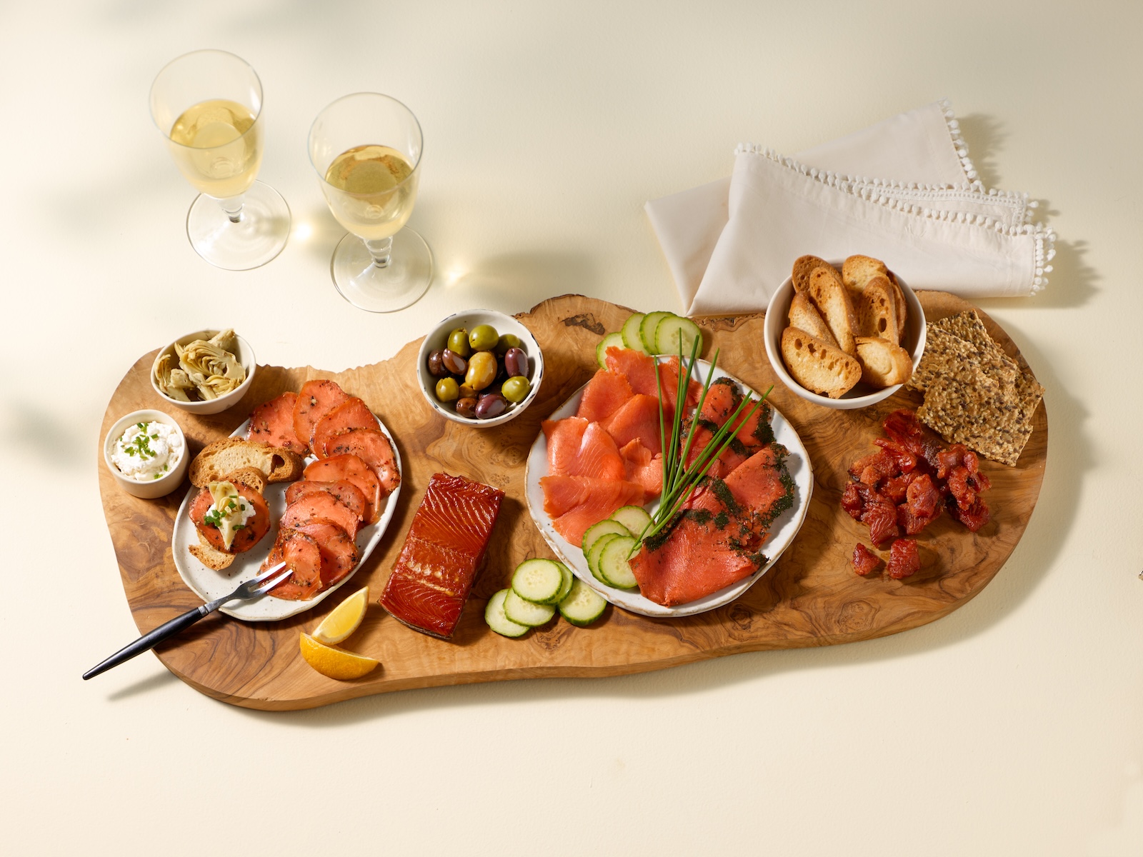 Wild Alaska Seacuterie Board | Echo Falls Seafoods