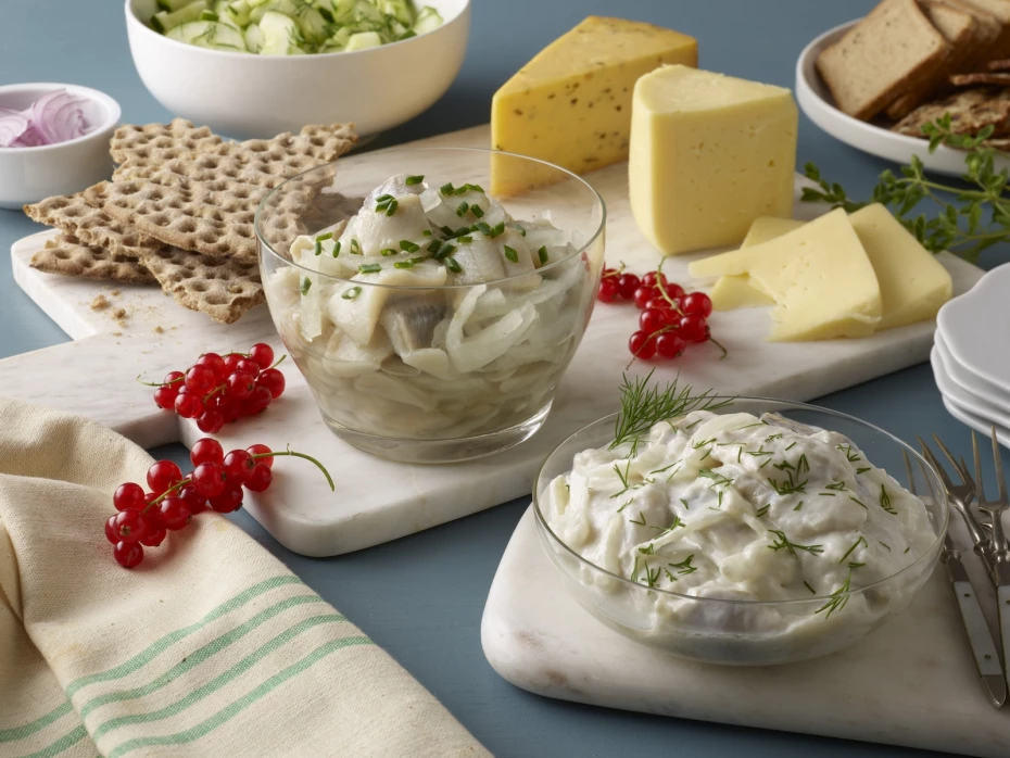 Smørrebrød - Scandinavian Open Faced Sandwiches with Pickled Herring