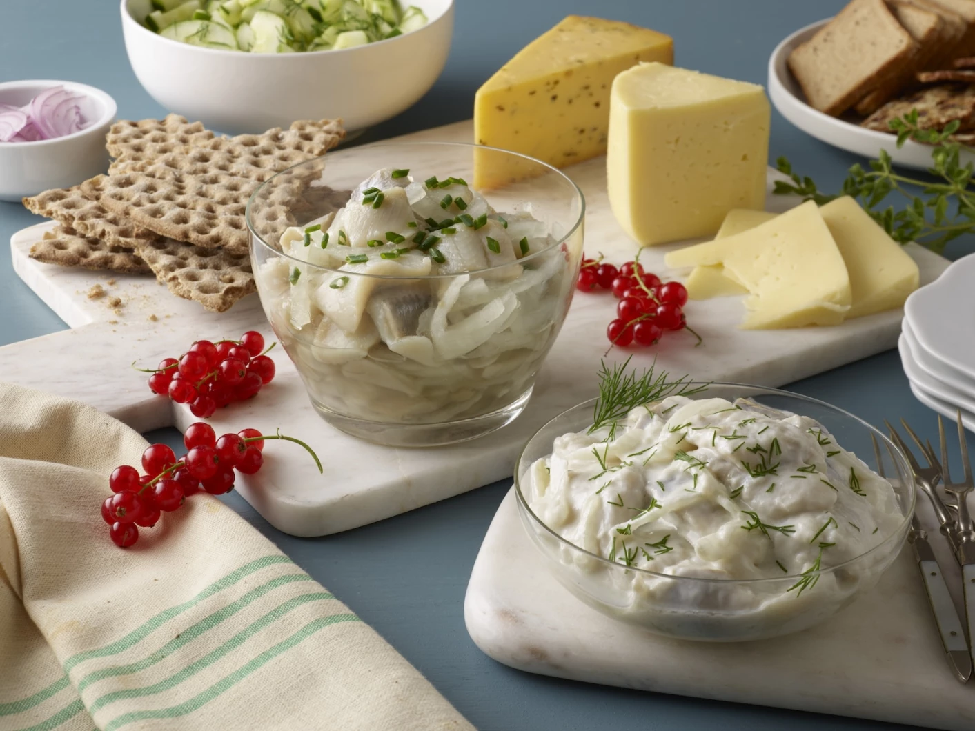 Smørrebrød - Scandinavian Open Faced Sandwiches with Pickled Herring (1)