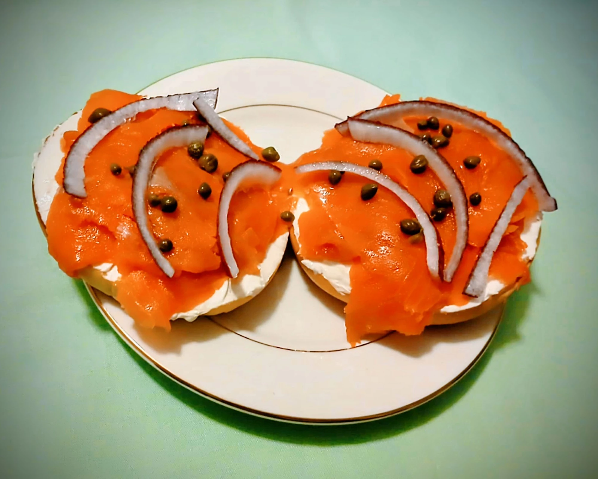 CS Sockeye and bagel - Ann Swanson