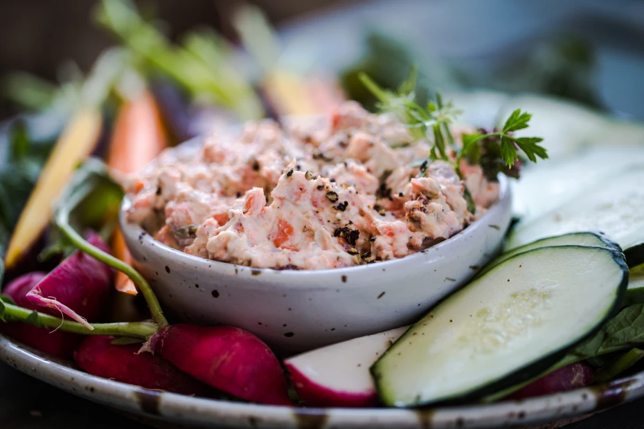 Hot Smoked Sockeye Salmon Dip