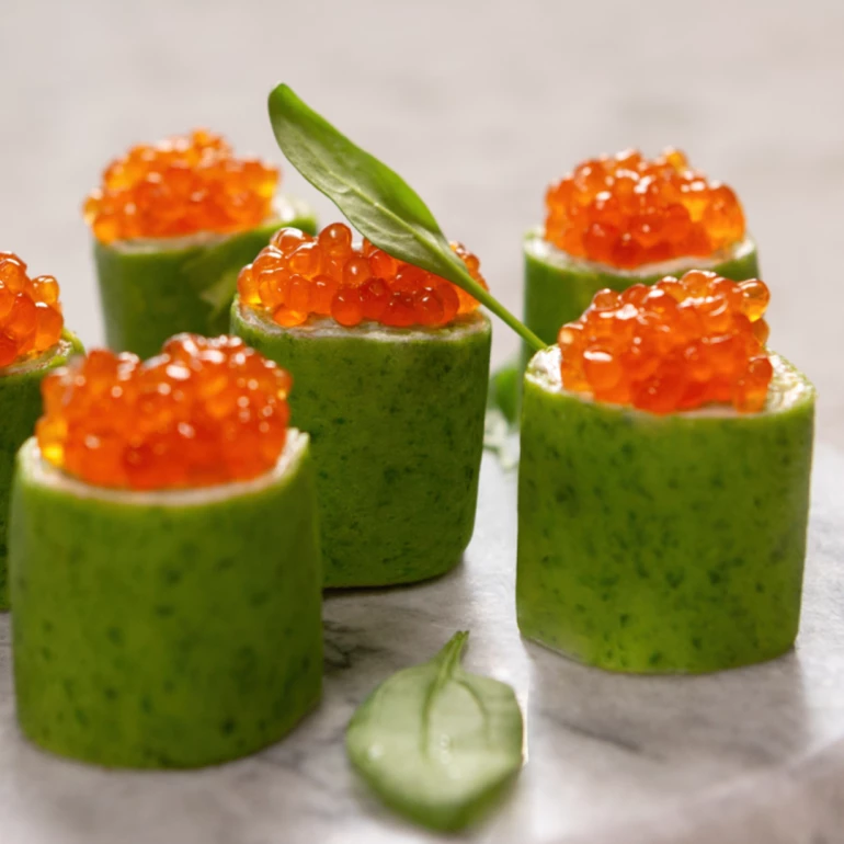 caviar cucumber